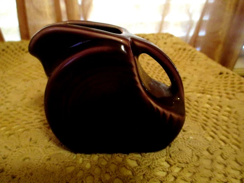 Fiesta Mini Disk Pitcher Heather Pristine *FIRST QUALITY* Retired