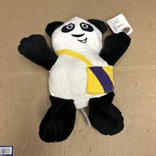 Panda Bear 13'' Little PIM Black White /yellow bag - Plush GUND - NEW IN PACKAGE