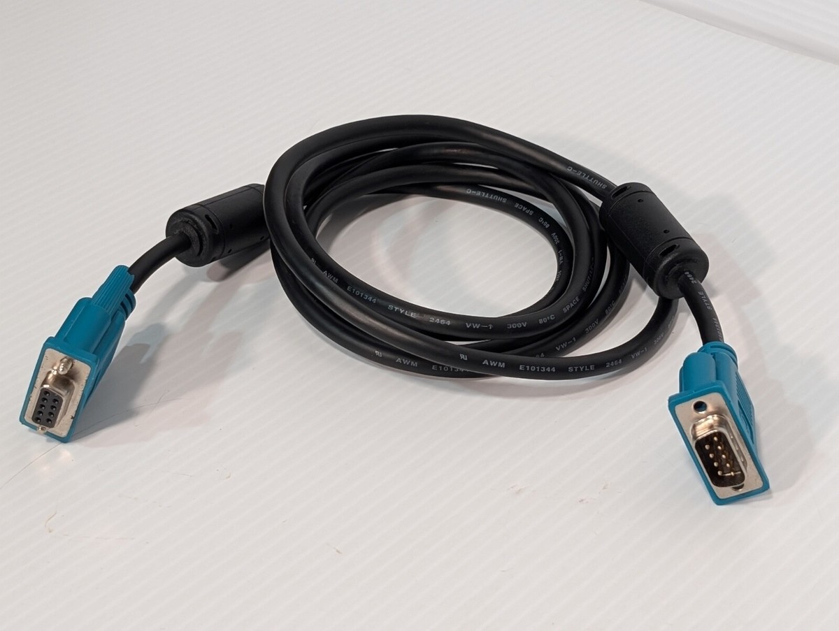 AWM E101344 Style 2464 Space Shuttle-C Cable VW-1 300V, 9 PIN Male