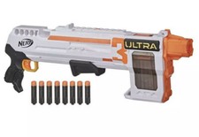 Nerf Ultra Three Blaster, Pump-Action, 8-Dart Internal Clip, 8 Nerf Ultra