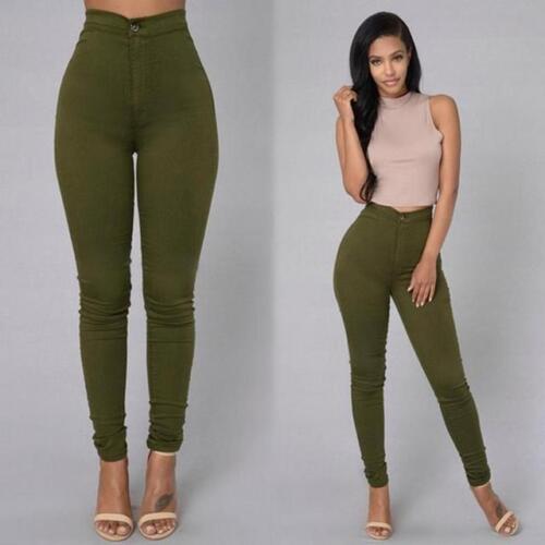 Spring Slim Professional Women -style Trousers White Black Pants Mid Waist Plus - Picture 15 of 17