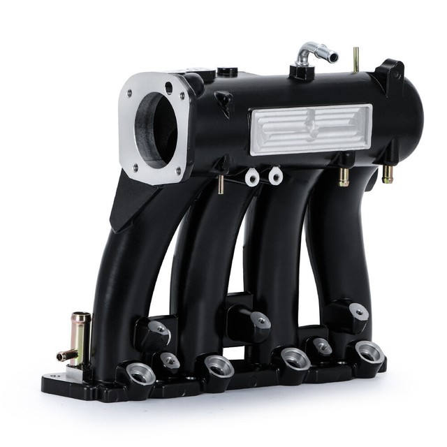 Black D16 Intake Manifold for Honda B Series Civic Del Sol CRX SI D15a2
