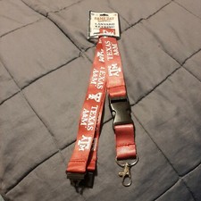 TEXAS A M AGGIES TEAM COLOR 24"x 1" Lanyard w/ Detachable Buckle