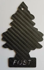 FOCUS ST (FOST) REAL CARBON FIBRE MAGIC TREE STYLE REAR VIEW MIRROR DECORATION 