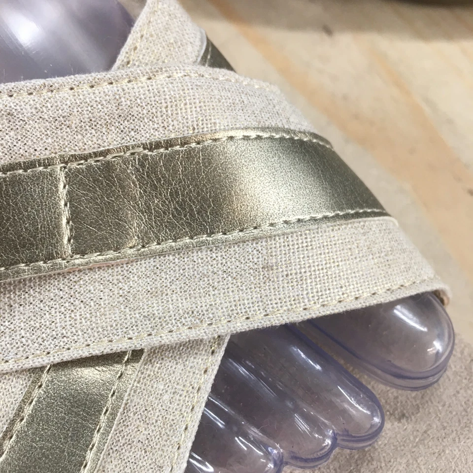 A2 by Aerosoles Sandals Womens 11M Florist Slide Beige Slip On Casual Wedge Heel - Image 4 of 4