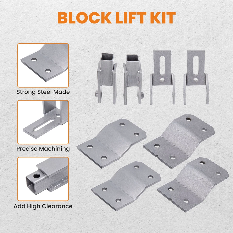 Kit de elevación de bloque de 4 pulgadas para modelos de carro de golf Yamaha G2 G9 gasolina eléctrico 1985-1994 Foto 4 de 4