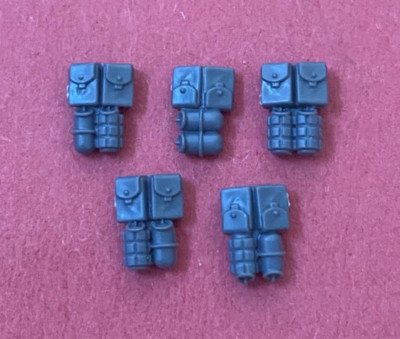 New Space Marine JUMP PACK INTERCESSORS 5 X AMMUNITION GRENADE PACKS - Bits 40K
