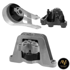 Rear Lower & Right Engine Mounts 3PCS For Chrysler Pacifica 24-17 3.6L; Hybrid