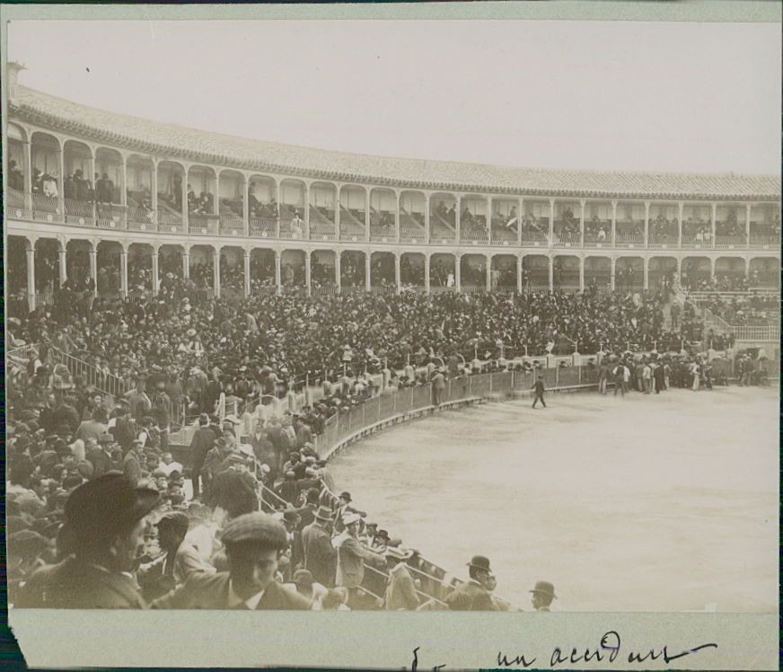 Tirage Citrate Vintage ZARAGOZA (Espagne) Vue Générale - Environ 1900 - Format 9x12 Cm - Original