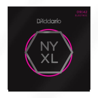 D'Addario NYXL Nickel Wound Super Light Electric Guitar Strings NYXL0942 9-42