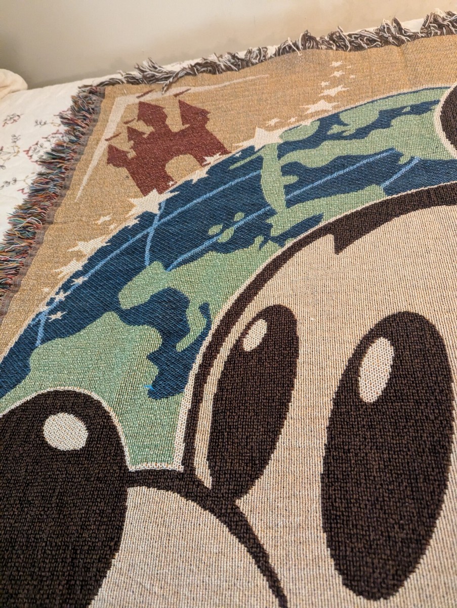 Walt Disney World Mickey Mouse Globe Four Parks Tapestry Throw