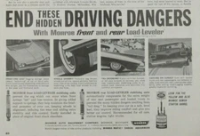 Monroe Shock Absorbers Front Rear Load Leveler Equipment Michigan Print Ads (B5)