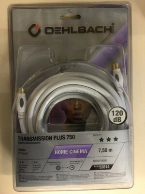 Oehlbach! Transmission Plus 750 7,50m Antennenkabel HF Signal##