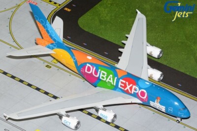 GeminiJets Airbus A380-800 Emirates ''Dubai Expo Be Part Of The Magic'' A6-EEW 1:2