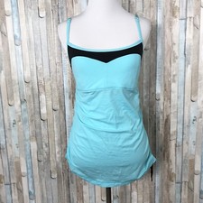 Camiseta sin mangas Lululemon 6 fruncida fruncida hechizo caliente yoga correr atlética Y2K azul negra