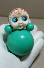 Beautiful Vintage small soviet toy nevalyashka tumbler. USSR 60s. Roly Poly