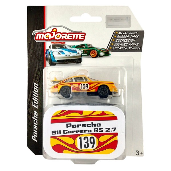 Majorette 212053161 Porsche Motorsport Deluxe Porsche 911 Carrera Rs 2.7 Neu&Ovp-image