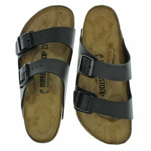 Birkenstock Women's Arizona Birko Flor Sandals - Black - Size 40 (US 9) | eBay