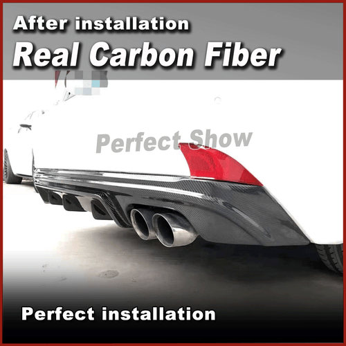 Fit for Lexus IS350 ISF 2013-2016 REAL Carbon Rear Bumper Diffuser Lip Spoiler - Picture 4 of 14