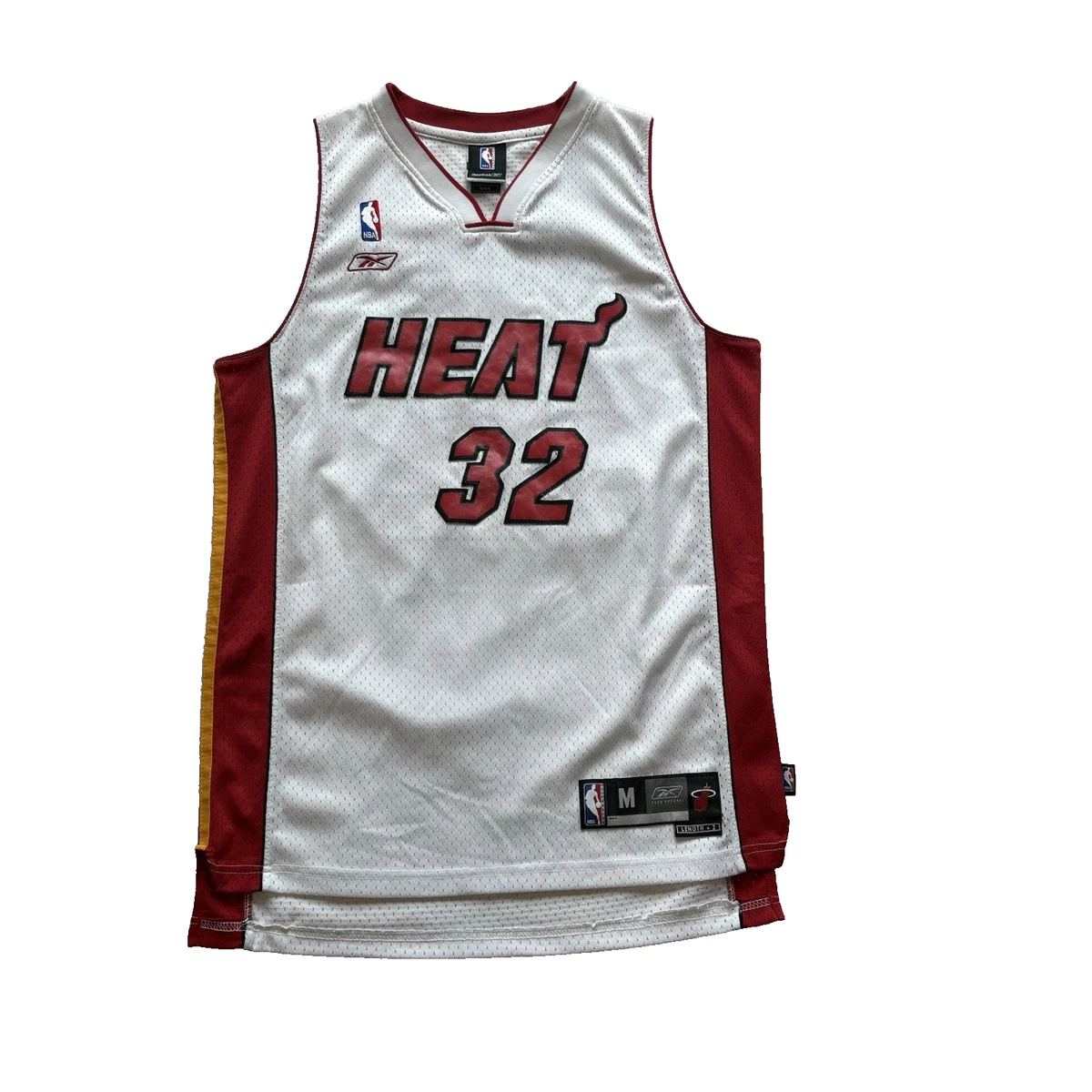 Shaquille O'Neal Miami Heat White NBA Fan Apparel & Souvenirs for