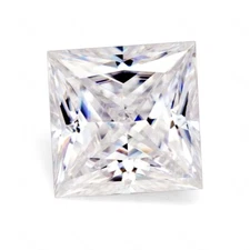 Loose Moissanite Princess Cut Real Gemstone W. GRA Certificate All Sizes VVS1 D