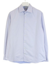 SUITSUPPLY Egyptian Cotton Slim Fit Formal Shirt Men's UK 45 Cutaway Neck