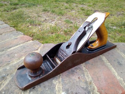 Rare Vintage SARGENT 414 VBM JACK PLANE For Restoration * STANLEY No 5 copy