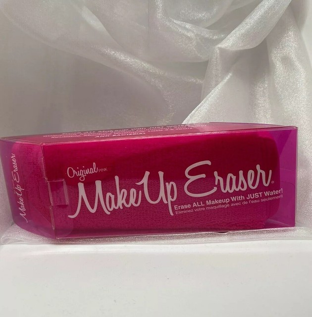 The Original Pink Make Up Eraser Remover 15.5" x 7.5" NEW eBay