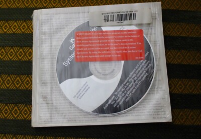 Vintage Sealed Gateway System Restoration CD Version 10.8 PC Software Disc