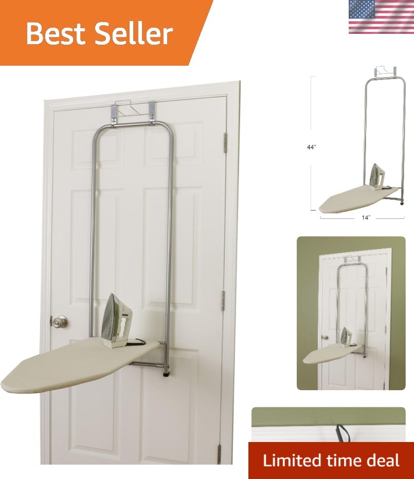 Ing Board With Natural Cotton Cover & Sturdy Steel Frame