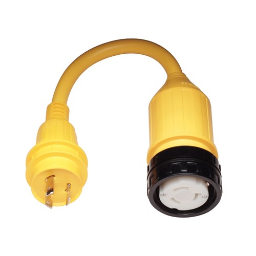 Marinco 111A Shore Power Adapter 50 Amp 125 Volt Female to 30 Amp 125