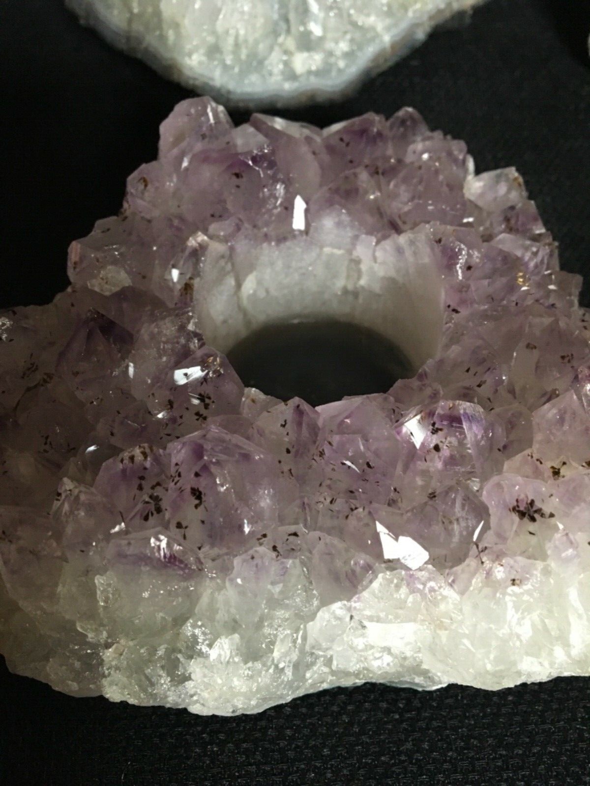 Amethyst Votive Candle Holder (4) eBay