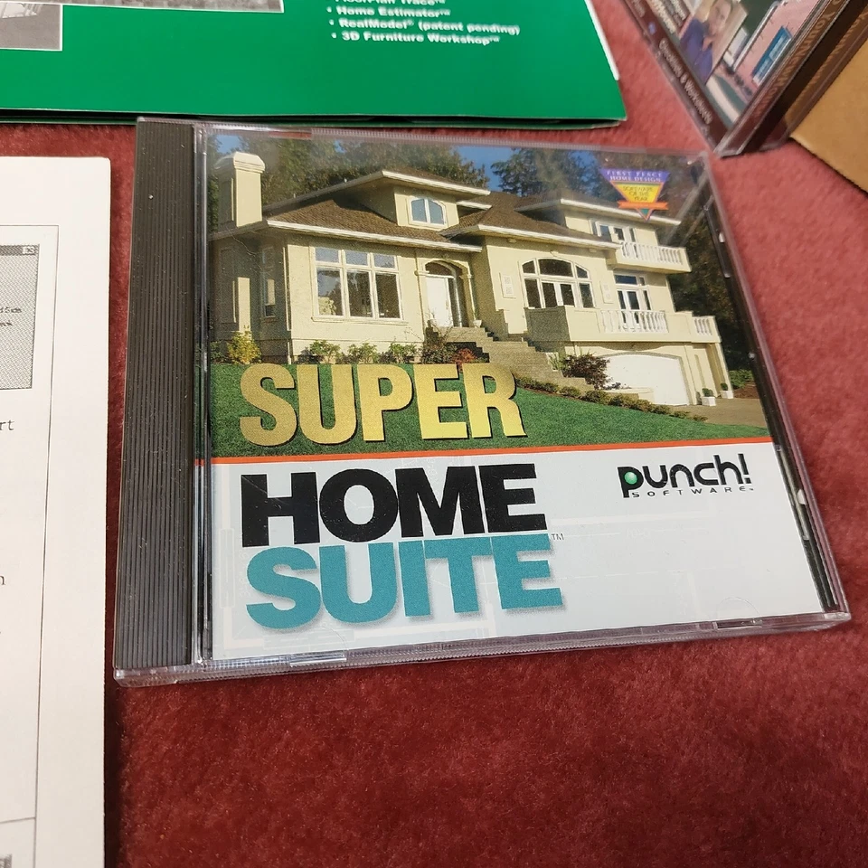 Punch Super Home Suite CD-ROM Win 95 And Holigan's Your New House CD ROM Set 99 - Image 3 of 4