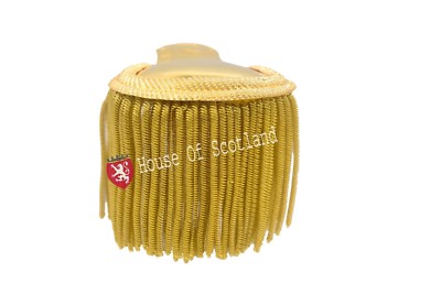 Marching Band Golden Shoulder Epaulette mit schweren Fransen/Bullion Gold Epaulette