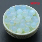 50Pcs 8mm White Opal No Hole Undrilled Stone Reiki Healing Round Beads ETY415