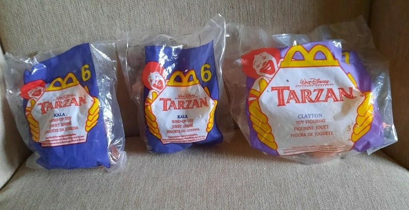 Vintage McDonald's Happy Meal Toys Tarzan - New  1999