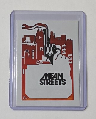 Mean Streets Limited Edition Artist Signed  Martin Scorsese  Trading Card 2/10
