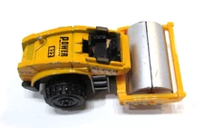 Vintage 2000's Power R22 Yellow Diecast Plastic Road Roller Packer 1:64 Scale