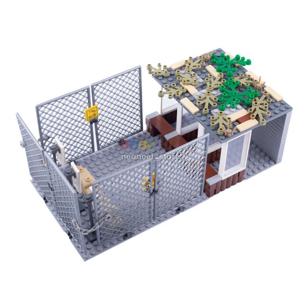 MOC Modern WWII Military Army Battle Scene Shooting Firearm Range Baseplate  Set