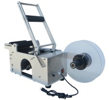 Top Grade 110V Semi-Automatic Stainless Steel Round Bottle Labeling Machine