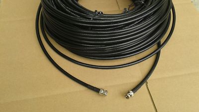 Belden 8281 HDTV SDI/HD, Digital Video BNC Male to BNC Male Black Cable, 250 Ft.