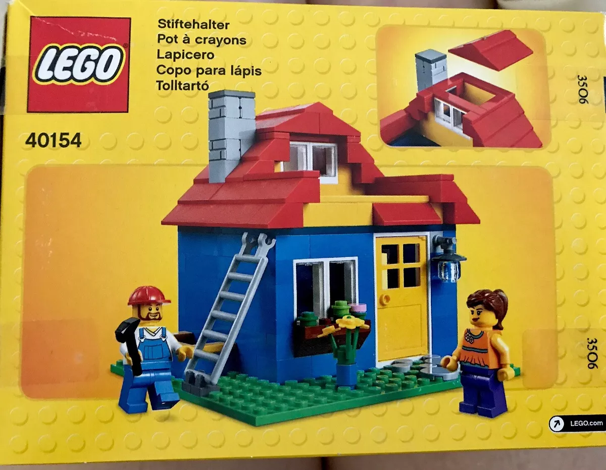 LEGO 40154 Iconic Pencil Pot House Set Sealed Box New 2015