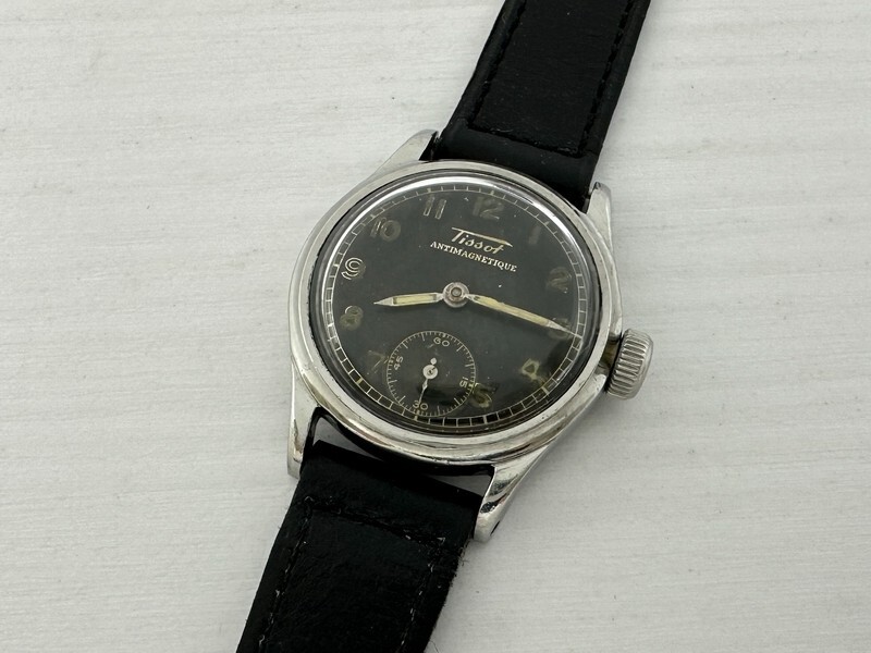 Montre De Poche Vintage Tissot EMT 1207 Navy Deck WW2 - Rare Et Fonctionnelle - Occasion Très Bon état