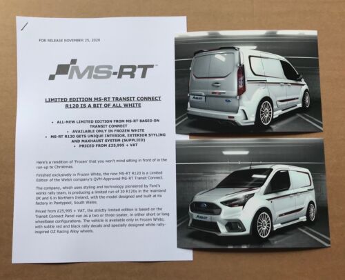MS-RT Transit Connect R120 Limited Edition Press Photographs + Press Release - Picture 1 of 1
