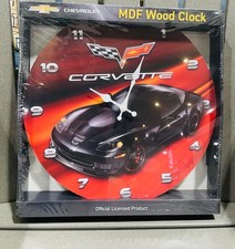 Chevrolet Corvette Mdf Wood Clock 2021 Official Licensed Product Chevrolet Corvette Mdf Wood Clock 2021 Official Licensed Product