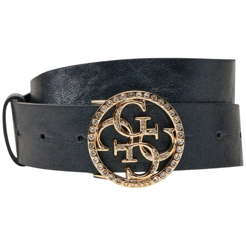 Guess Blaue Metallische Gürtelschnalle 4G Mit Strass W5GZ13L0WF0MTBE - Bild 2 von 3