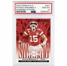 Patrick Mahomes 2020 rookies & stars standing ovation #so1 psa 10