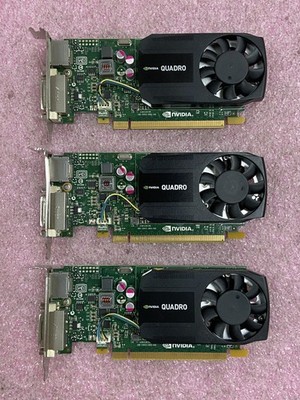 (Lot of 3) HP NVIDIA Quadro K620 2GB DDR3 765147-001 - GPU35A