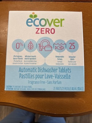 Ecover Automatic Dishwashing Tablets Zero, 25 Count, 17.6 Ounce (Only 22 Left )