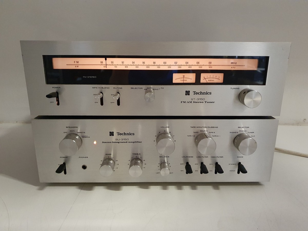 Technics プリメインアンプ SU-3150 テクニクス 通電確認 Technics SU-3150 Integrated Amplifier - ST-3159 Tuner - Nice set
